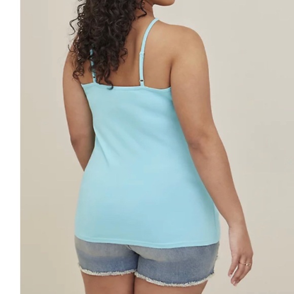 π Blue Foxy High Neck Halter Top 3 3X 22 24 NWT Torrid New! - Picture 5 of 6